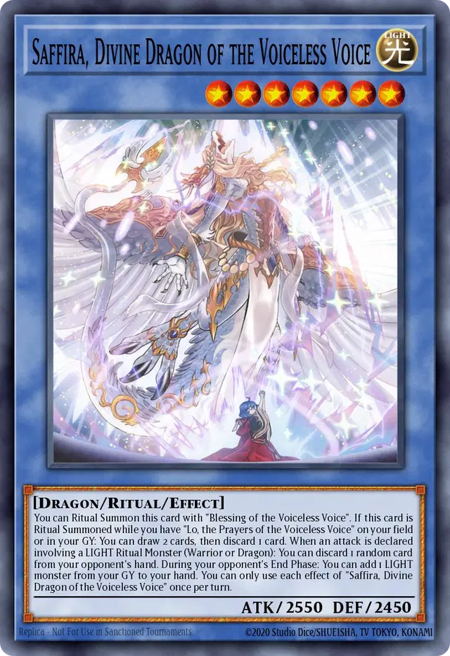 Saffira, Divine Dragon of the Voiceless Voice
