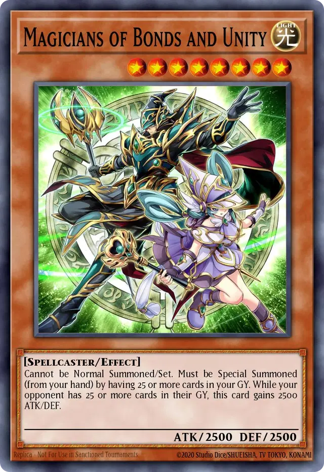 Magicians of Bonds and Unity