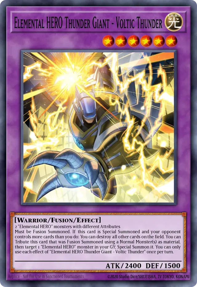 Elemental HERO Thunder Giant - Voltic Thunder