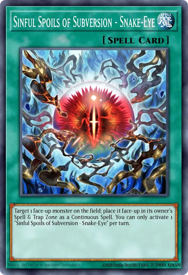 Sinful Spoils of Subversion - Snake-Eye