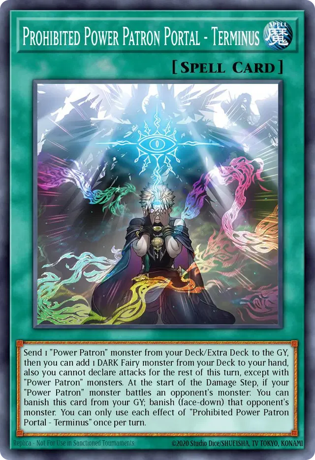 Prohibited Power Patron Portal - Terminus