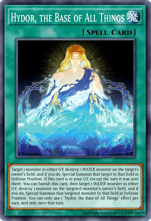 Hydor, the Base of All Things