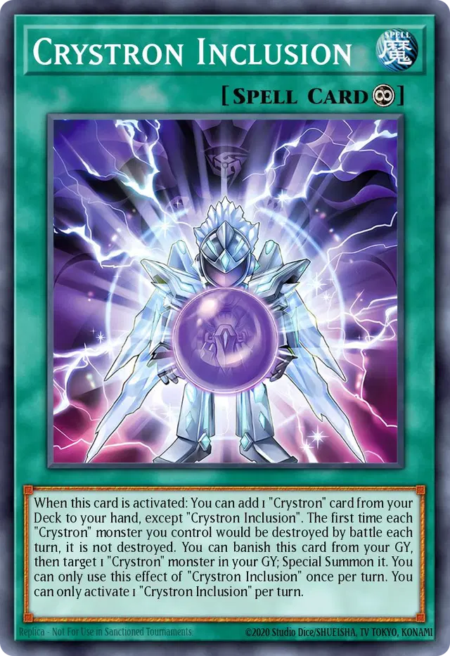 Crystron Inclusion