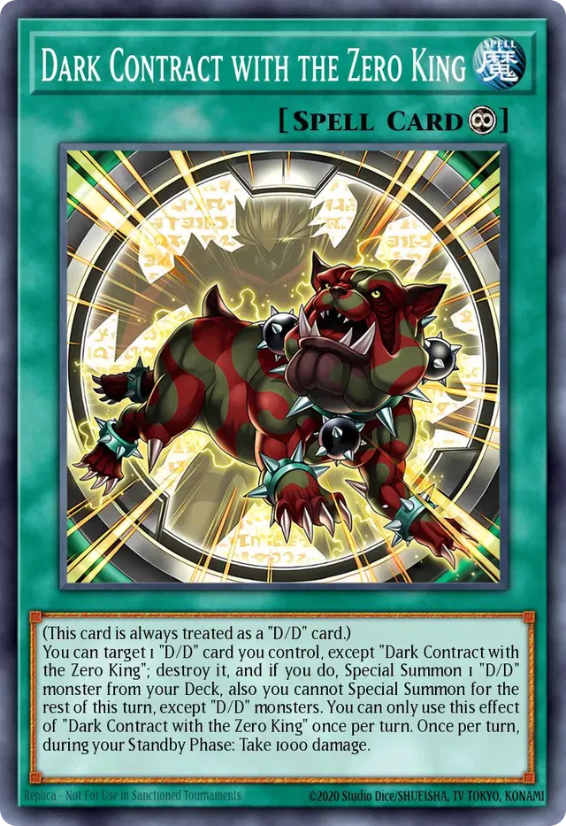 Dark Contract with the Zero King