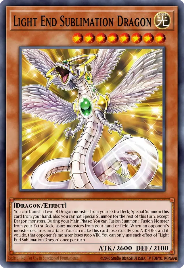 Light End Sublimation Dragon