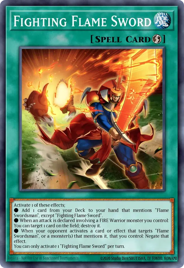 Fighting Flame Sword