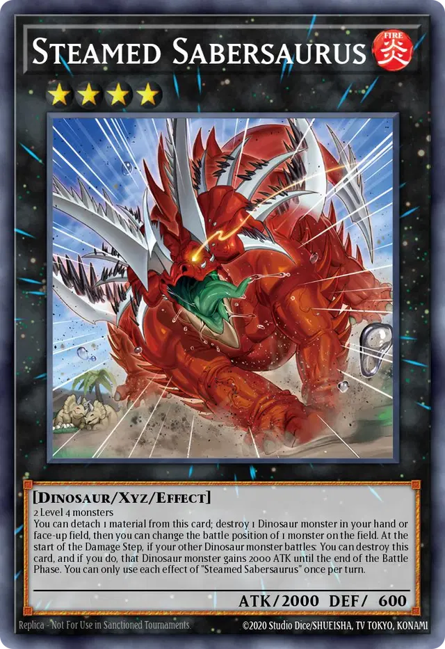 Steamed Sabersaurus
