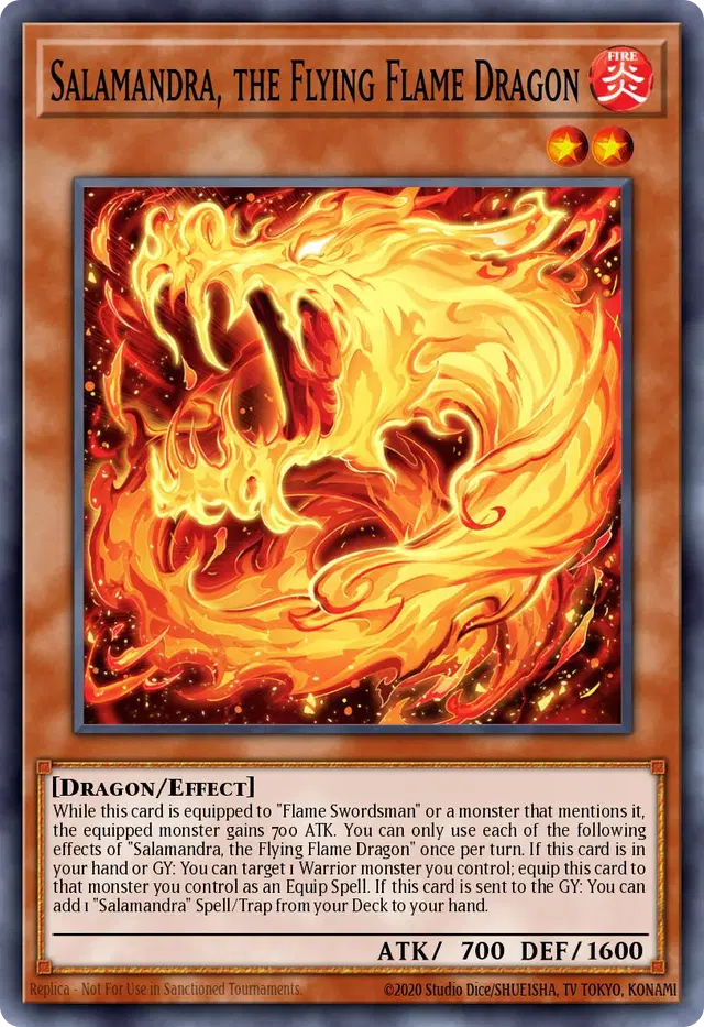 Salamandra, the Flying Flame Dragon