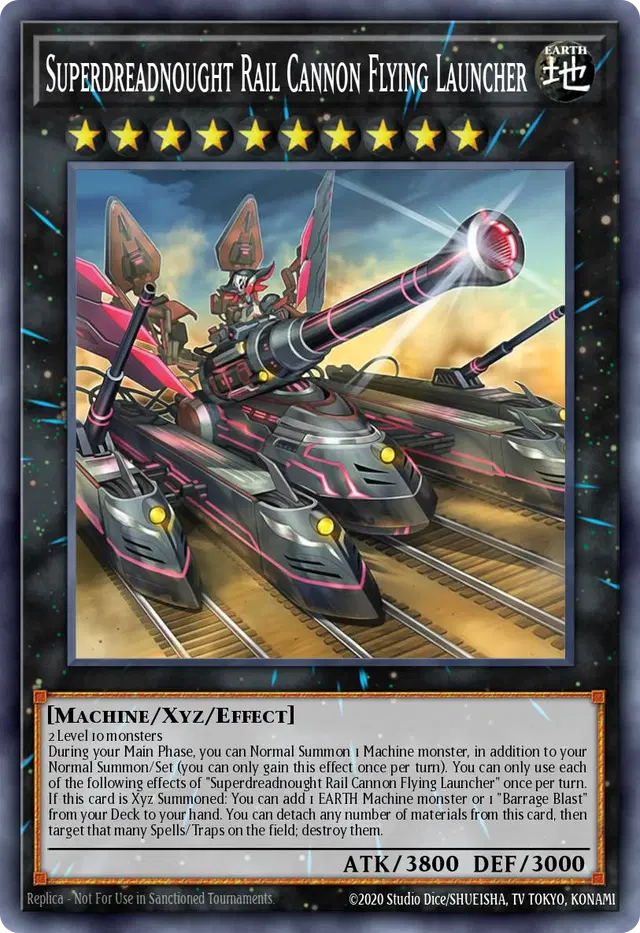 Superdreadnought Rail Cannon Flying Launcher
