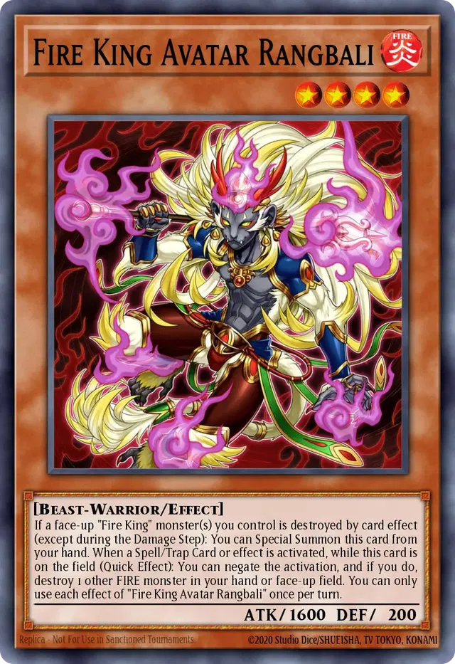 Fire King Avatar Rangbali