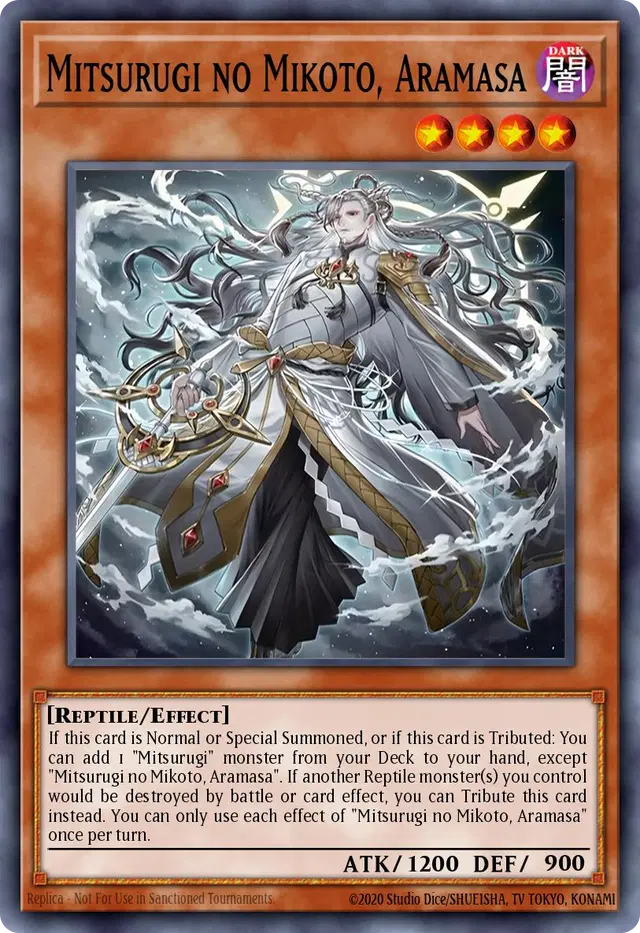 Mitsurugi no Mikoto, Aramasa