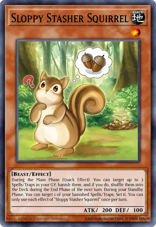 Sloppy Stasher Squirrel