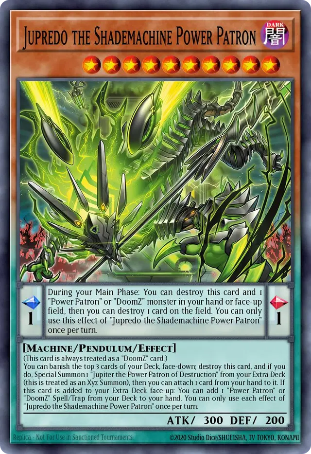 Jupredo the Shademachine Power Patron