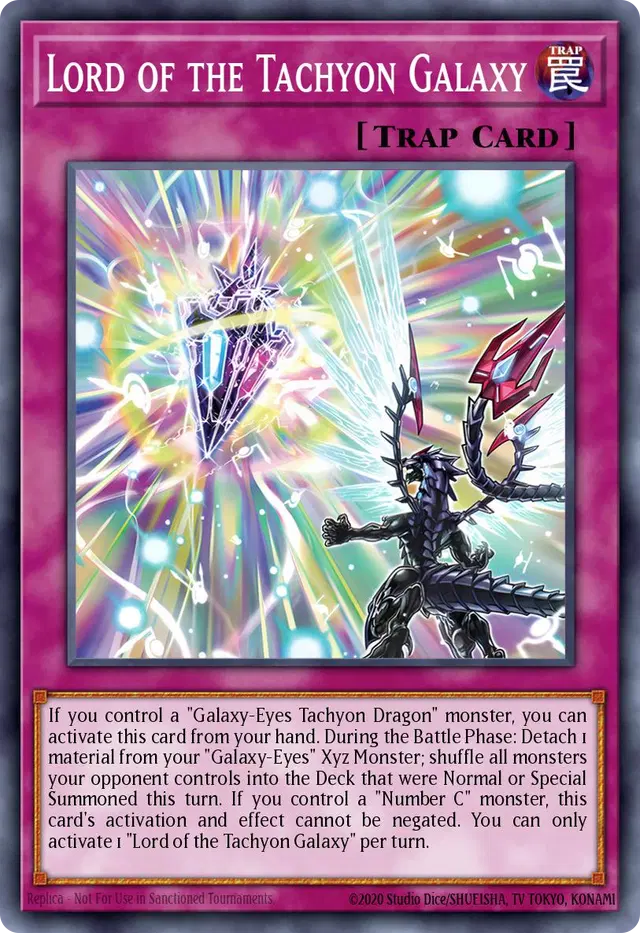 Lord of the Tachyon Galaxy