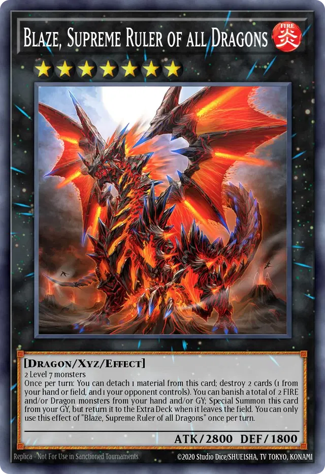 Blaze, Supreme Ruler of all Dragons