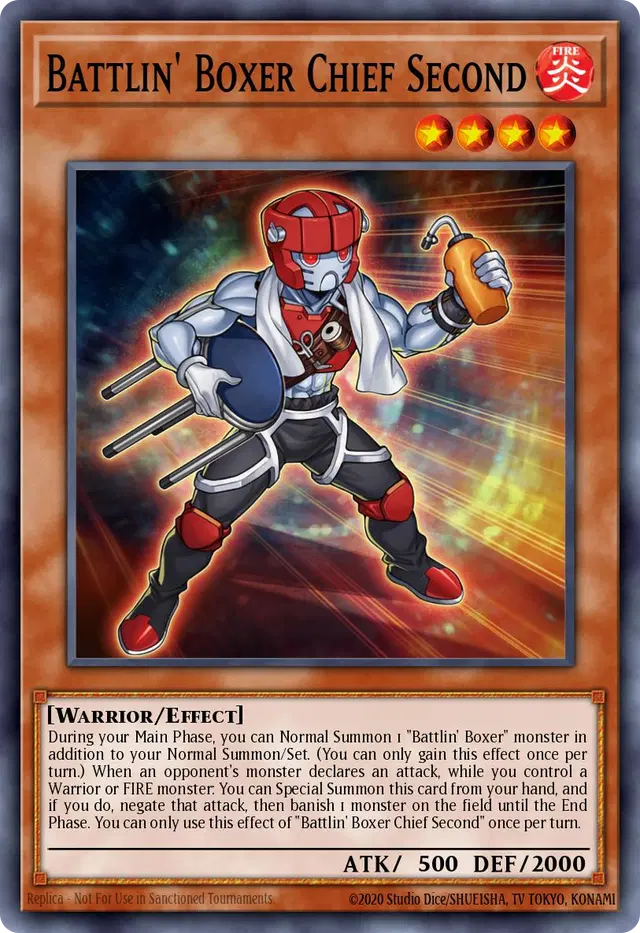 Battlin' Boxer Chief Second
