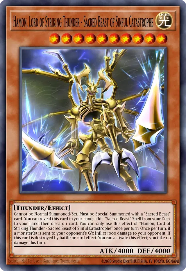 Hamon, Lord of Striking Thunder - Sacred Beast of Sinful Catastrophe
