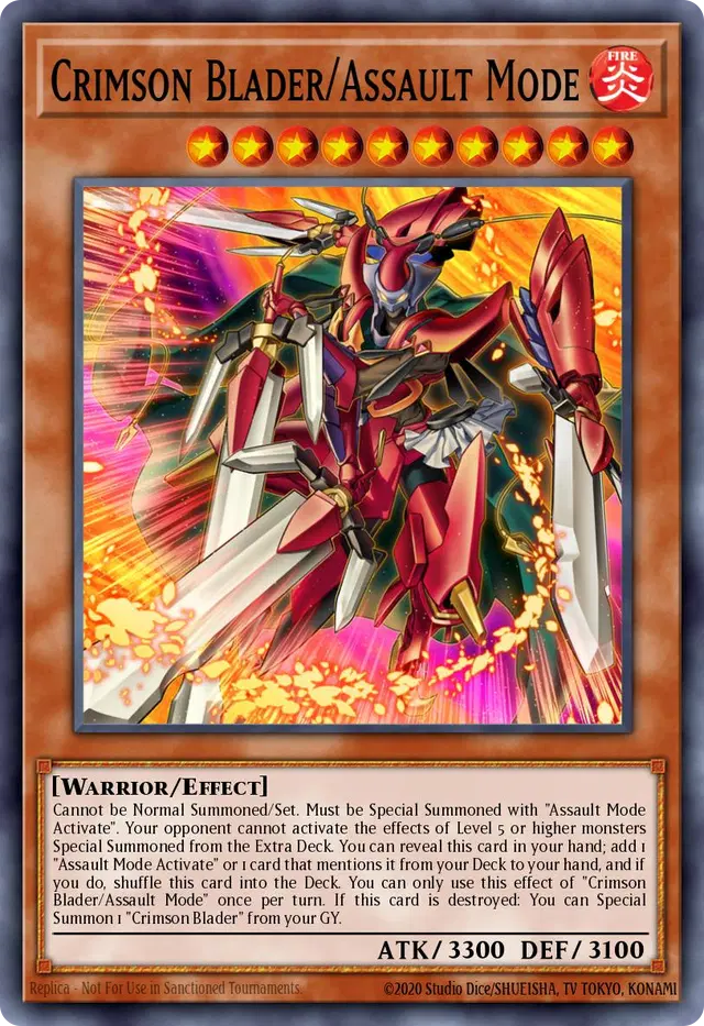 Crimson Blader/Assault Mode