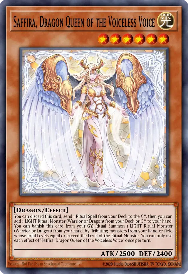 Saffira, Dragon Queen of the Voiceless Voice