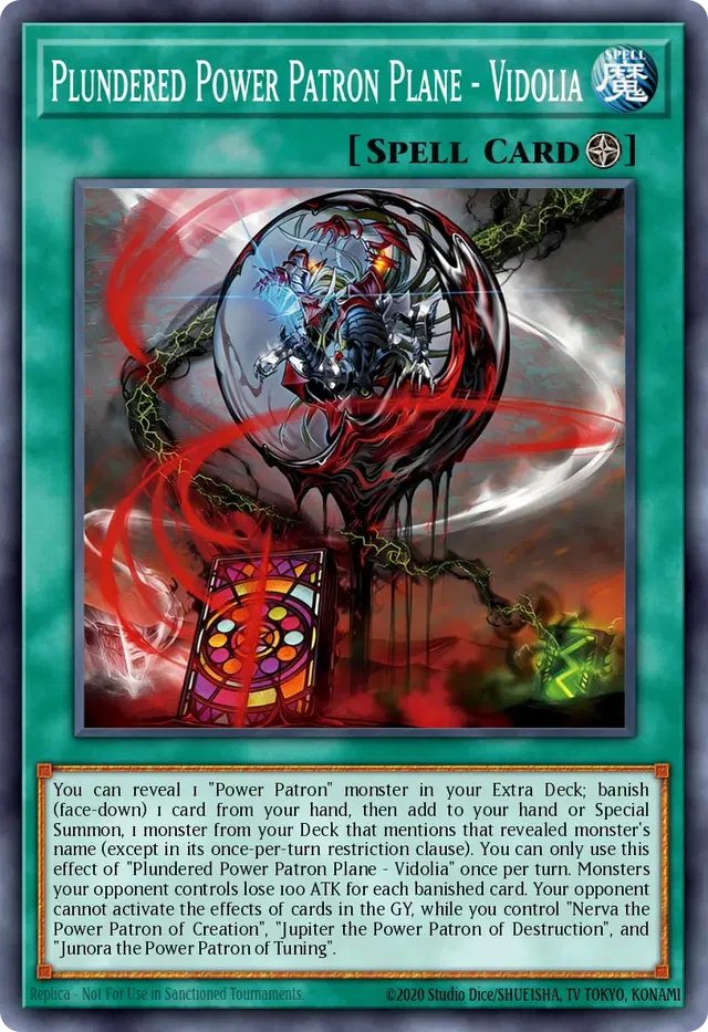 Plundered Power Patron Plane - Vidolia