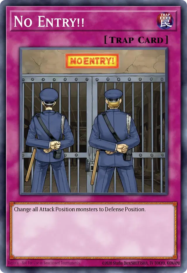 진입금지! No Entry!!
