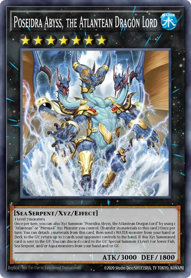 Poseidra Abyss, the Atlantean Dragon Lord