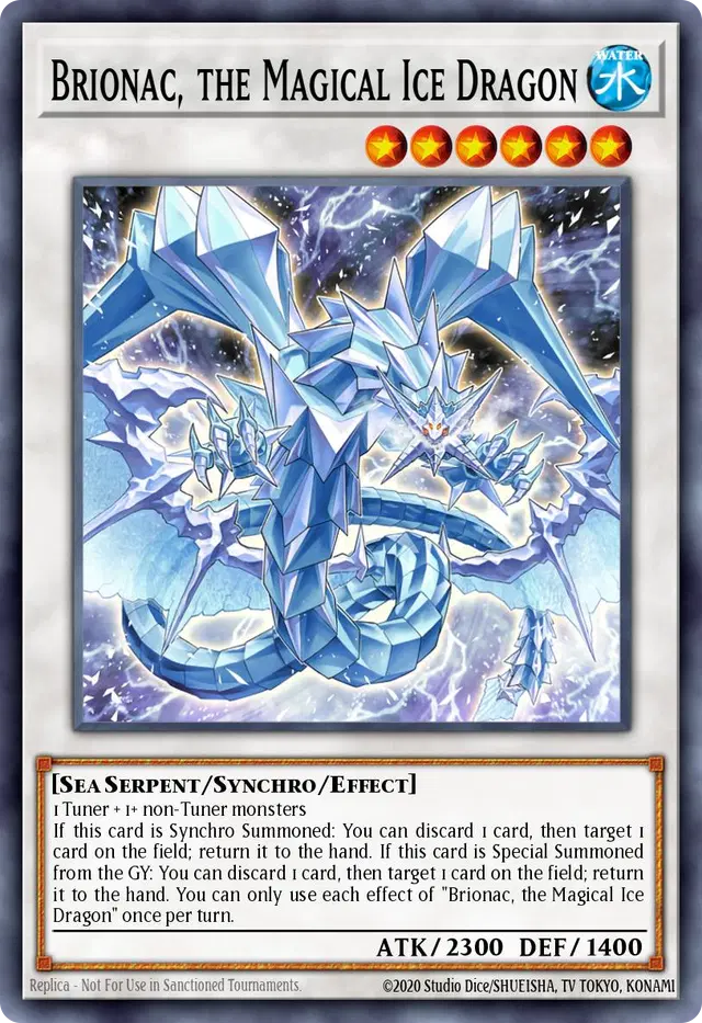 Brionac, the Magical Ice Dragon