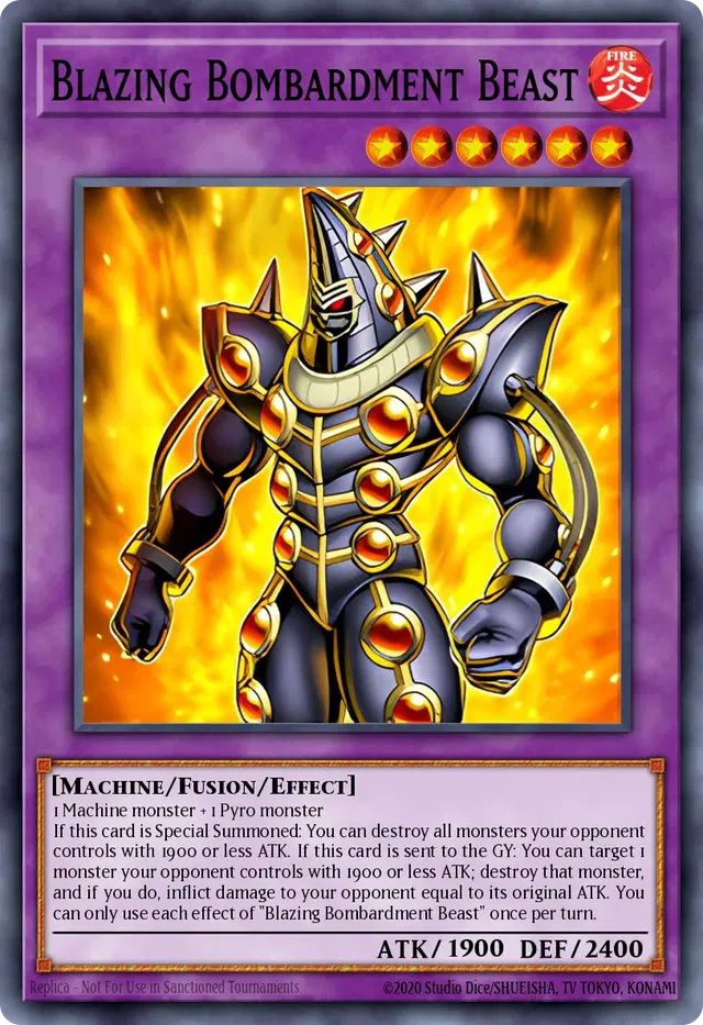 Blazing Bombardment Beast