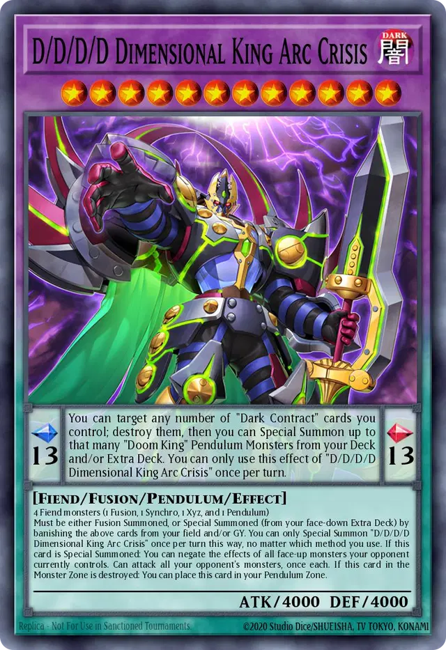 D/D/D/D Dimensional King Arc Crisis