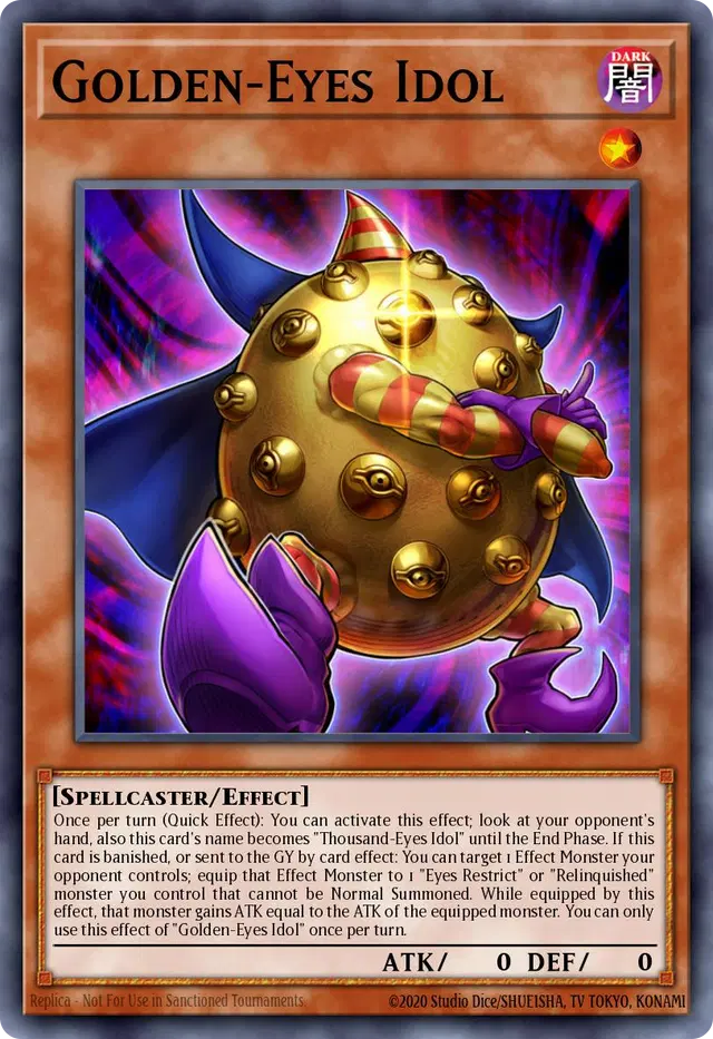Golden-Eyes Idol