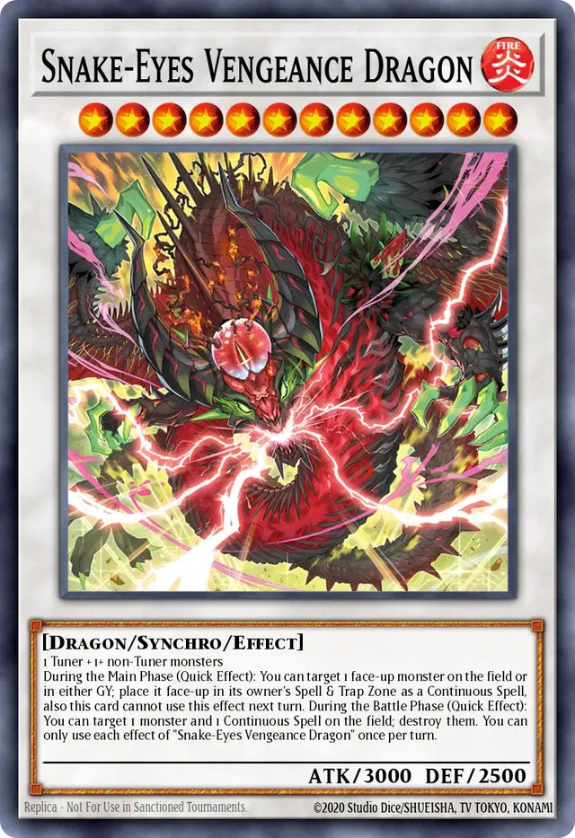 Snake-Eyes Vengeance Dragon