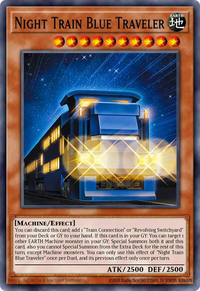 Night Train Blue Traveler
