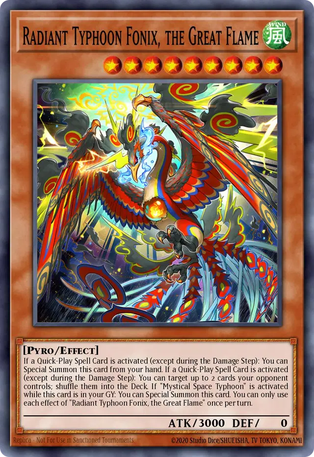 Radiant Typhoon Fonix, the Great Flame