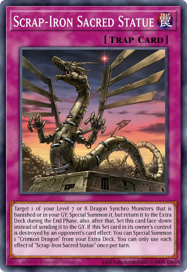 Scrap-Iron Sacred Statue