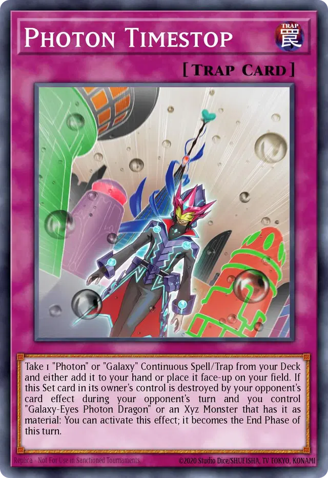 Photon Timestop