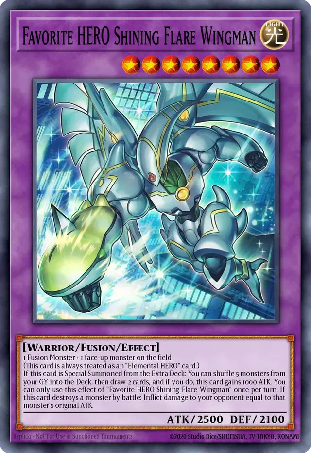 Favorite HERO Shining Flare Wingman