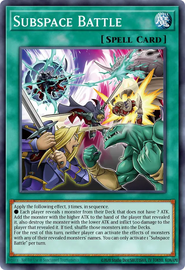 Subspace Battle