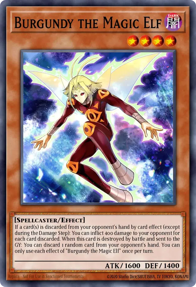 Burgundy the Magic Elf