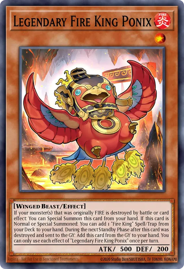 Legendary Fire King Ponix