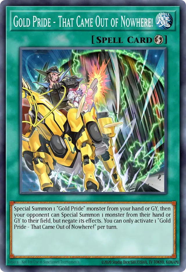 Gold Pride - That Came Out of Nowhere!