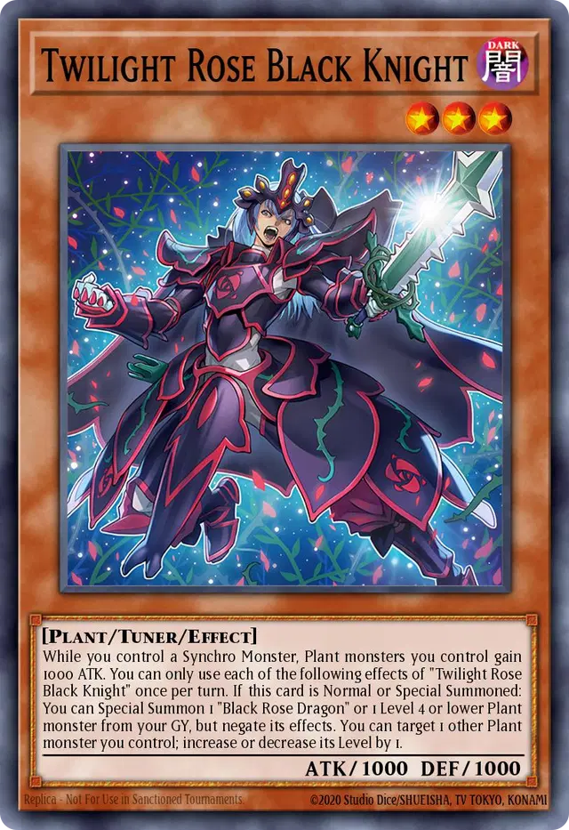 Twilight Rose Black Knight