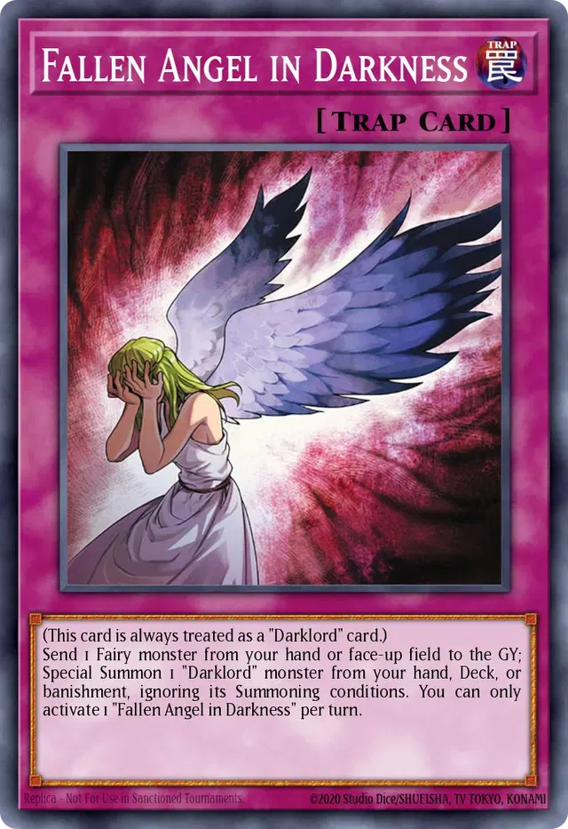 Fallen Angel in Darkness