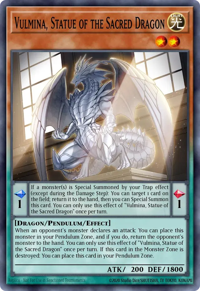 Vulmina, Statue of the Sacred Dragon