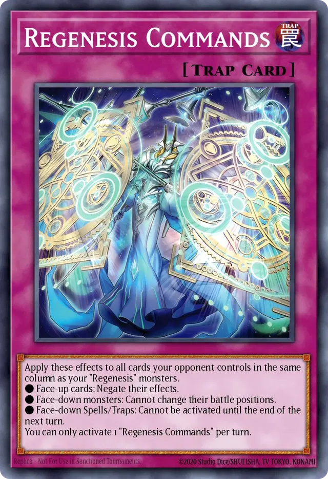 Regenesis Commands