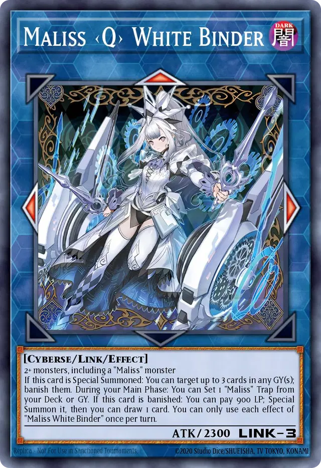 Maliss <Q> White Binder