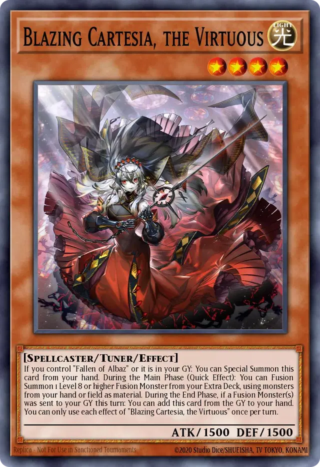 Blazing Cartesia, the Virtuous