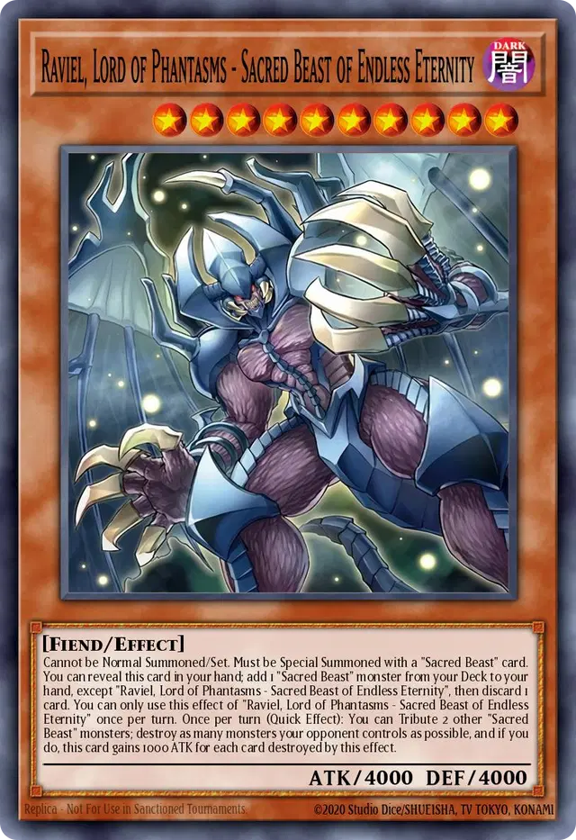 Raviel, Lord of Phantasms - Sacred Beast of Endless Eternity