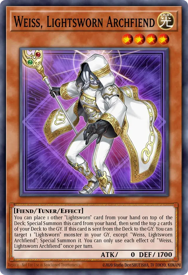 Weiss, Lightsworn Archfiend