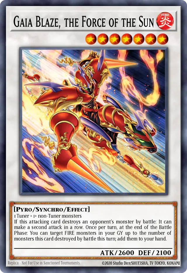 Gaia Blaze, the Force of the Sun
