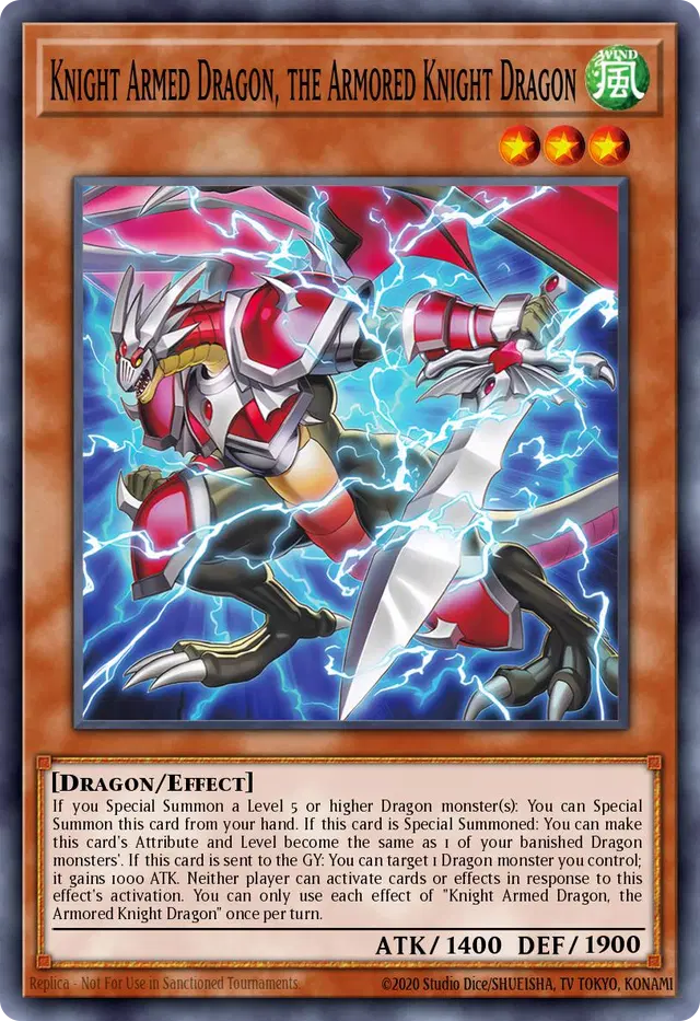 Knight Armed Dragon, the Armored Knight Dragon